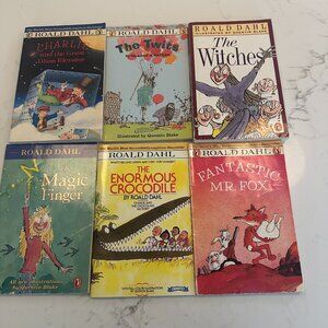 6 Roald Dahl Paperback Books